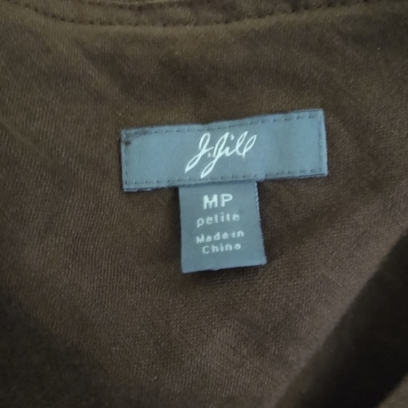 Vtg 100% Linen Wrap Dress - Picture 5 of 6